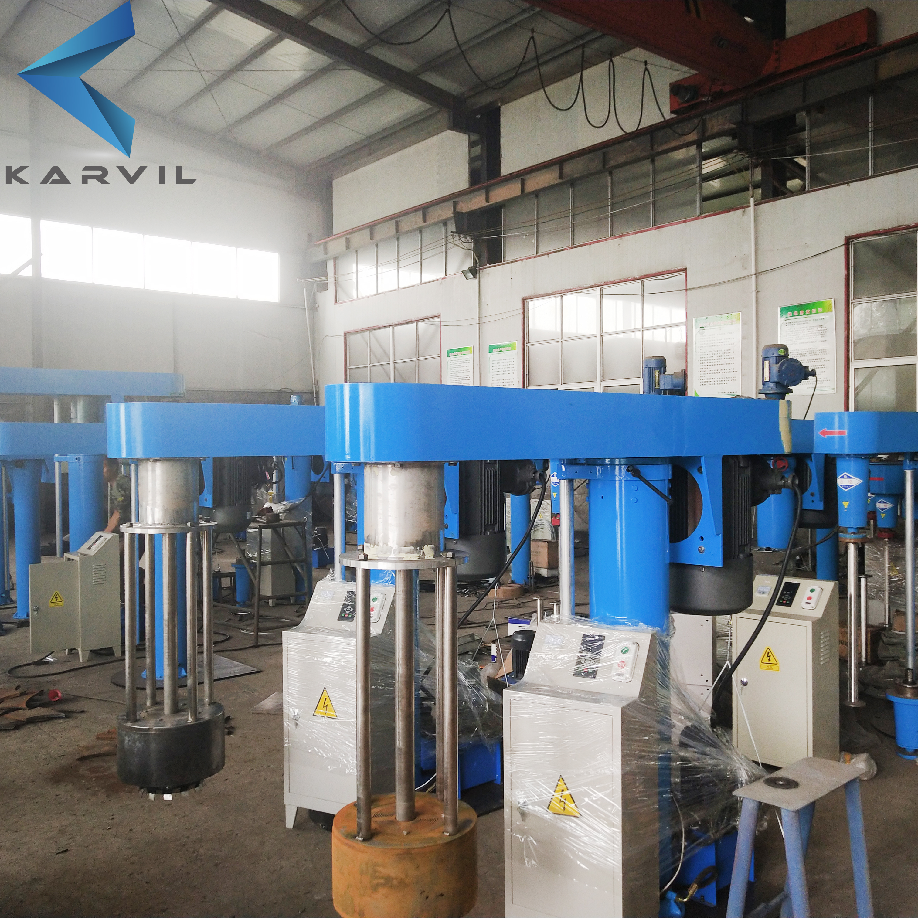 LM45 Ordinary frequency conversion high speed liquid disperser for mixing paint