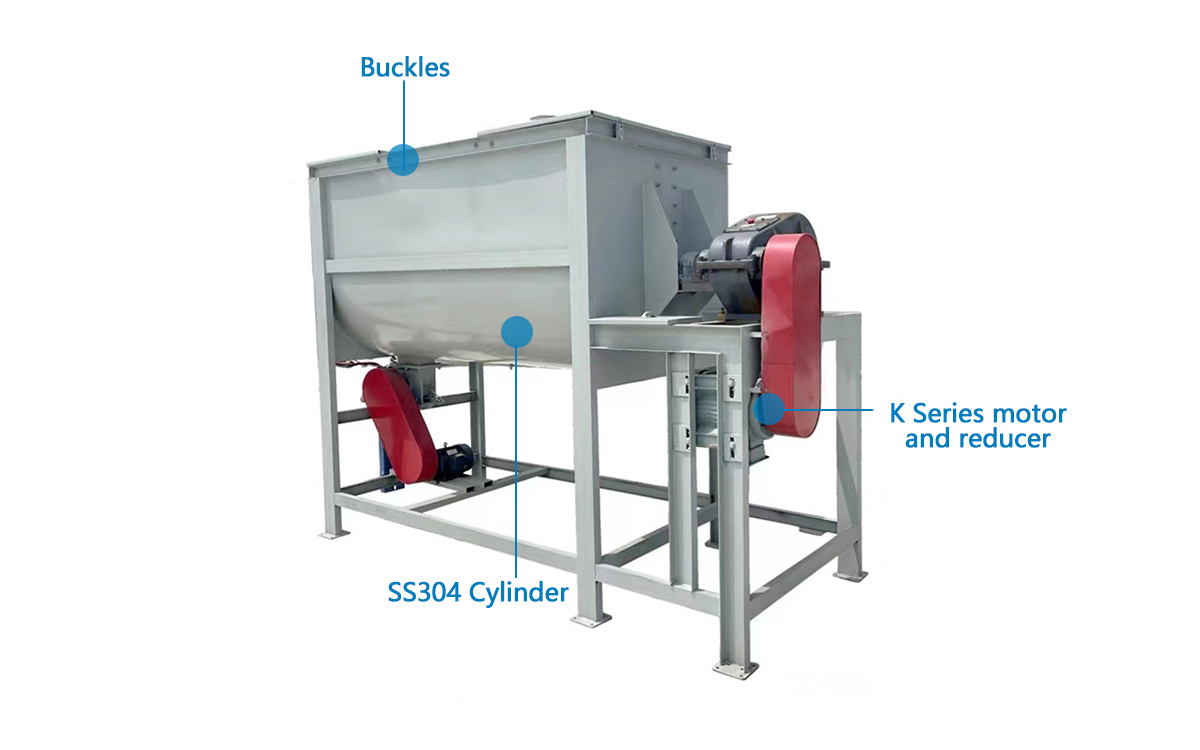 ribbon blender powder mixer